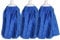 PACCUNO - 3 LAVAPAVIMENTI in Microfibra 200 GR Blu Pulizia Pavimenti, Maxi MOP, MOCIO. per la Pulizia Professionale e Non Solo