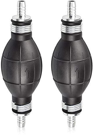 UTRUGAN 2 Pcs Hot Fuel Pump 8mm Universal Fuel Hand Pump Rubber Hand Primer Bulb Portable Car Fuel Transfer Siphon Manual Hand Pump Fuel Line Pump for Car Ship Boat Marine Diesel Gas Petrol Engine Oil