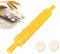 Modello di Pasta Goffrato Mattarello, Goffratura Rullo Pasta Plastica Rullo di Cottura Maniglia Aghi Modello di Fiore Torta Rullo Fondente Pasticceria Mattarello per Panettiere, Pizza, Biscotto