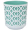Home Garden Ornaments Large Plant Pots Indoor, Indoor Plant Pot - Decorative Plastic Flower Pots with Basket and Insert, Mix and Match Colours (Diameter: 25cm, White and Green)