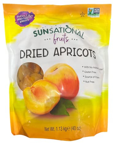 Sunsational Fruits Dried Apricots, 1.36kg