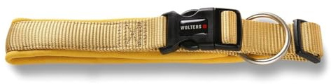 Wolters Halsband Professional Comfort, Farbe:Curry gelb, Größe:55-60 cm x 35 mm