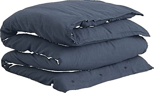 GANT Cotton Linen Single Duvet Sateen Blue 135X200