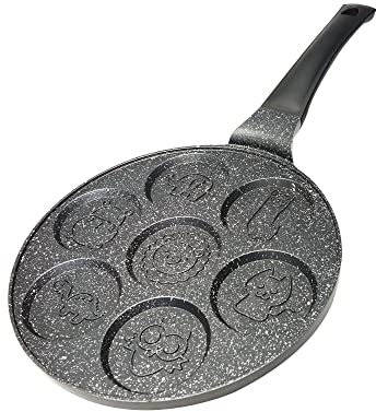 Cheffinger Tiere Cartoon Pfannkuchen Pfanne Eierpfanne Lochpfanne Ø26cm