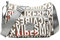 MINGZE Nylon Handtasche, Umhängetasche Damen Sportliche Schultertasche Wasserdicht(Khaki-Alphabet)