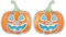Kürbis Ohrringe 925 Sterling Silber für Damen Mädchen Kleine Ohrstecker Halloween Ohrringe Urlaub Thanksgiving Festival Schmuck