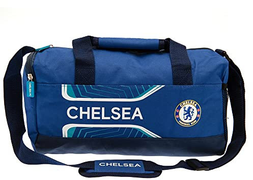 Chelsea FC Flash Canvas Tasche, Blau, Weiß (Royal Blue/White), Talla única