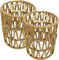 Lot De 2 Abat-Jour De Plafond en Rotin, Abat-Jour en Osier, Abat-Jour Suspendu en Rotin Tissé De Style Bohème, Abat-Jour Suspendu De Plafond Vintage, Abat-Jour Suspendu, Décoration De Lampe