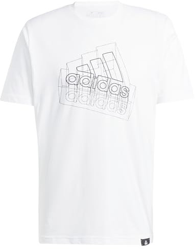 adidas Homme Tech BOS Graphic Tee, White, M