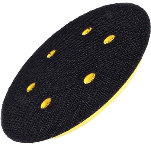 Plato Para Lijadora Orbital con Velcro 6 Agujeros 150mm. 6