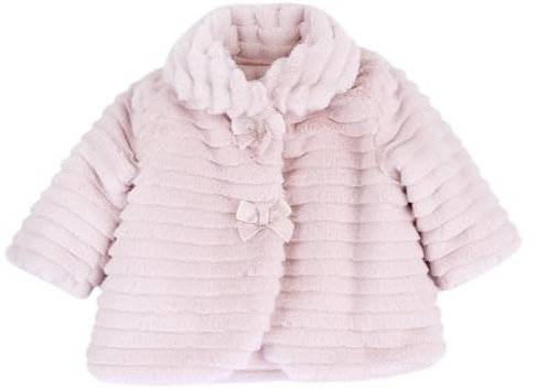 Chicco Giubbino Con Cappuccio, Caldo giubbino invernale con cappuccio staccabile Bimba 0-24, Rosa (3), 9 mesi