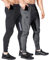 BROKIG Jogginghose Herren Baumwolle Sporthose Joggers Trainingshose Fitness Slim Fit Hose(Schwarz-dunkelgrau,M)