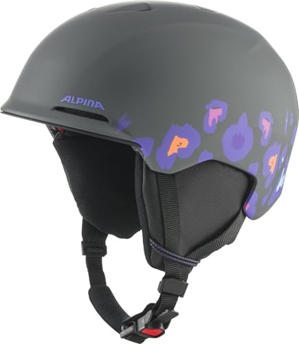 Alpina BRIX JR Kinder Skihelm Snowboardhelm Midnight-Grey matt grau