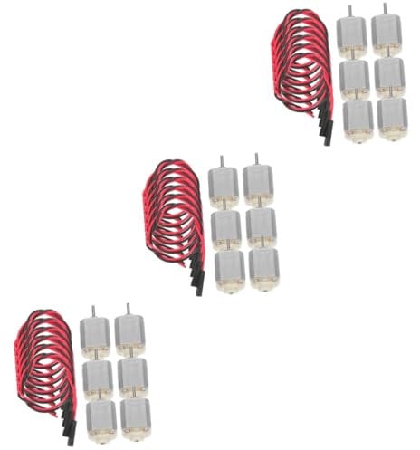 BESTonZON 3 Sätze 130 Gleichstrommotor bot klein Schulklassenversorgung winzigendo Mini-Spielzeug Power Tools elektrowerkzeuge e+Scooter Modelle Elektromotor Motoren Motor- mit Linie Kupfer
