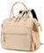 LORADI Wickeltasche mit großem Fassungsvermögen, wasserabweisendes Nylon, 3-Wege-Reiserucksack und Schultertasche mit Anti-Diebstahl-Taschen (Beige)