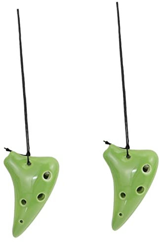 Abaodam 2stücke Ocarina Tragbares Musikinstrument Für Mini-tonleiter Kreative Anfänger -ocarina Vielseitig Einsetzbar