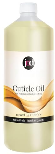 JND Balsamo per trattamento manicure rivitalizzante per cuticole con olio di jojoba per la cura delle unghie (1000 ml)