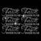 SUPERDANT Faith Over Fear Rhinestone Decal - Iron On Transfer Design - 1 Piece - 21x29.7cm (8.27x11.7 inches) - Rhinestone Applique for T-Shirt Bags