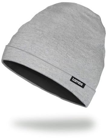 HAVN EMF Lightweight Beanie for Men & Women - Blocking Faraday Hat with WaveStopper Silver Shielding - Blocks 99% of WiFi 5G Cellphone Radiation - Breathable Sleep Cap - Heather Grey One Size