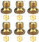 6Pcs Gicleur gaz Butane Universels pour plaque de cuisson au gaz naturel GPL, jets, buses et injecteurs, 1x0,5 cm, 1x0,65 cm, 1x0,7 cm, 1x0,87 cm, 1x0,9 cm, 1x0,95 cm [Classe énergétique A]