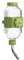 Pet Water Bottle, Hanging Dog Water Dispenser Kennel Drinker Kettle Feeder BPA Free Cage Crate Hutch Puppy Cat Rabbit (Green, 500ml (Guniea Pigs-Small Bunnies-Chinchillas))