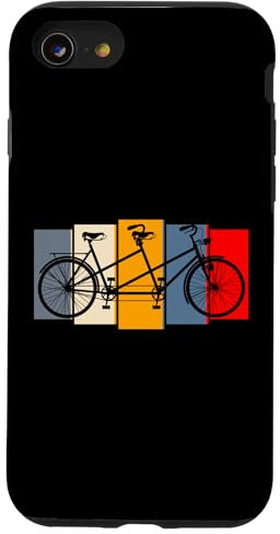 Hülle für iPhone SE (2020) / 7 / 8 Tandem Fahrrad Vintage Radfahrer Zwei Personen