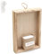 TIANLIN Fioriera da parete per interni, in legno, con corda e ganci, 23 x 15,5 cm, decorazione per la casa per soggiorno, studio, salotto