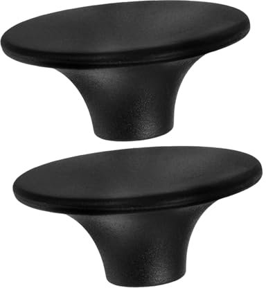COLLBATH 2pcs Pot Lid Knob Replacement for Dutch Ovens Comfortable Oven Knob Handle Easy to Install Kitchen Utensils Compatible with Lodge and Cookware