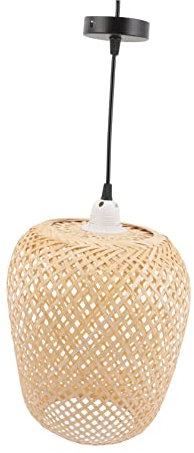 Veemoon Bambus Pendelleuchte Deckenlampe Handmade Bambuslampe Für Schlafzimmer Esszimmer Wohnzimmer Restaurant Hotel Naturlicht Deko Hängeleuchte Ohne Leuchtmittel