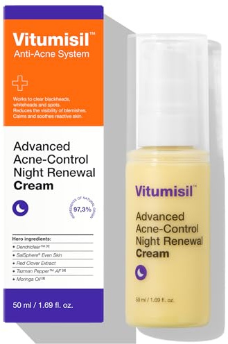 Dermz Vitumisil Active Night Cream (50 ml) is a regenerating overnight moisturiser carefully formulated for sensitive, acne-prone, oily and reactive skin types.
