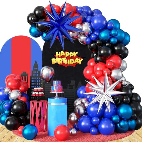 Geburtstag Dekorationen Spider Luftballons Alles Gute Zum Geburtstag Luftballons Girlande Set Dekoration für Spider Party Deko