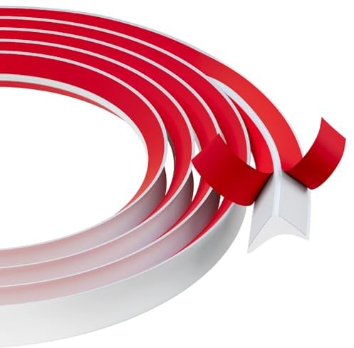 Abschlussleiste Küche Selbstklebend, 3 m Silikon arbeitsplatte abschlussleiste selbstklebend, flexible Wandabschlussleiste Küche, wasserdicht & staubdicht, für Arbeitsplatte, Wand, Fliesen, 15 × 20 mm
