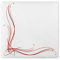 Sovie HORECA Serviette ALEX | Linclass® Airlaid 40x40 cm | Elegant Hochwertig Hochzeit Feier Geburtstag | 50 Stück | (Bordeaux)