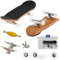 QINIFIFY Mini-Griffbrett, Professionelle Finger Skateboard Ahorn Holz DIY Montage Skateboarding Spielzeug Sport Spiele Kinder (Weiß)