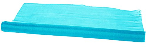 Decor Essentials Snow Organza Fabric Material Roll 29cm x25m Chair Bows Table Runner Wedding Decor (Turquoise)