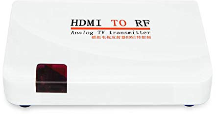HDMI to RF Coaxial Converter Box, 1080P Video Adapter Support input HDMI resolution: 480I/480P/576I/576P/720P/720I/1080I/1080P