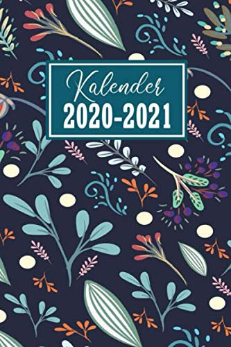 Kalender 2020-2021: A5 Wochenkalender, Notizbuch, Jahresplaner | Organizer, Kalenderbuch und Terminplaner | Buchkalender und Terminkalender für die Jahre 2020-2021 I Hochglanz Softcover mit 108 Seiten