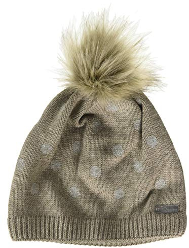 maximo Mädchen Beanie-Mütze Mütze mit Kunstfellpompon