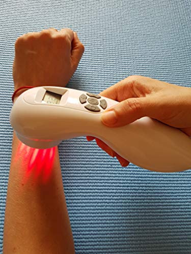 2018 Hochleistungs Softlaser Lasertherapiegerät: Laserbehandlung Dauer und Impulsbestrahlung Akupunktur Lasertherapie mit Schutzbrille