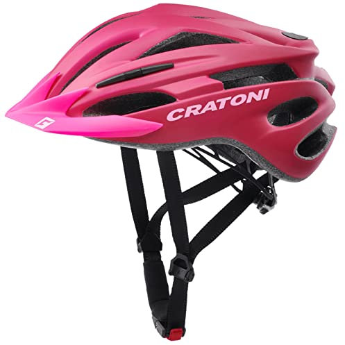 Cratoni Pacer Casque de vélo Adulte Unisexe, Rose Mat, L-XL (58-62cm)