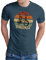 OM3® Bonanza Fahrrad T-Shirt - Herren - Retro Vintage Rad Bonanzarad IV - Denim, XL