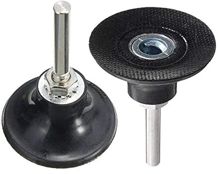 Bestgle 2pcs 2 Diameter Disc Pad Holder Roll Lock Sanding Polishing Mandrel Quick Change Die Grinder Accessories with 1/4 Shank for Rotary Tool Sanding Polishing Surface Conditioning Discs