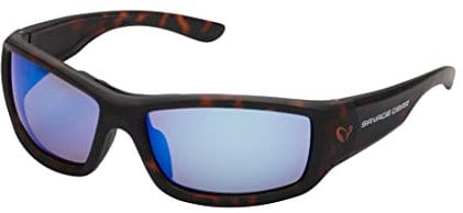 Savage Gear Savage2 Polarisierte schwimmende Sonnenbrille - UV400 TAC-Gläser für Angeln, Bootfahren, Kajakfahren & Outdoor-Sportarten | Anti-Glare, Anti-Fog, blau verspiegelt