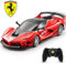 SainSmart Jr. Ferrari Ferngesteuertes Auto, 1:24 Offizielles Lizenziert LaFerrari Modellauto, Ferrari Modell RC Auto Spielzeug Geschenk für 3-18 Jahre Kinder Erwachsene (FXX K EVO Rot)