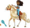Spirit Pru Doll (7 in) with 7 Movable Joints, Fashion Top, Treats, Brush & Chica Linda Horse (8 in) with Soft Mane & Tail, Great Gift for Ages 3+