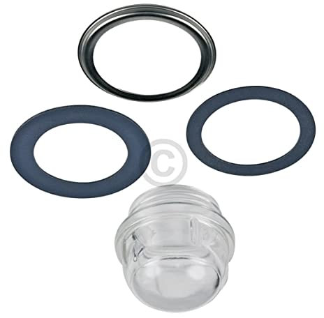 Cache de lampe compatible avec Bosch 00608656 - En verre - Diamètre : 41 mm - Pour four