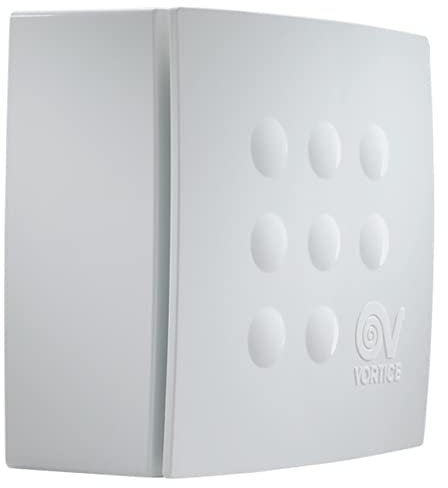 Vortice 12222 Quadro Super T HCS GB Centrifugal Extractor Fan - 100mm (Humidistat/Timer)
