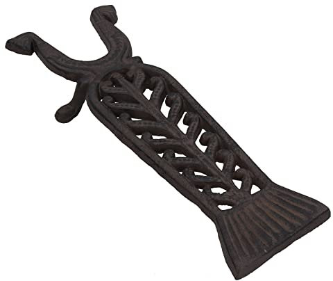 AB Tools Ornate Cast Iron Boot Jack Shoe Remover Door Puller Wellington Welly Garden