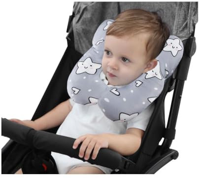 Nackenkissen Kinder Reise Nackenhörnchen Schlafen Reisekissen Jungen Mädchen Polsterung Nackenschutz Weich Nackstützenkissen Waschbar Komfort Nackenpolster Nacken Stützkissen Kopfstütze Kindersitz