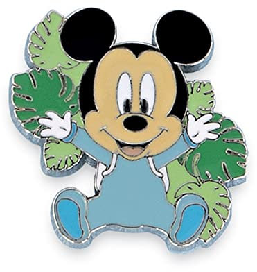 Ingrosso e Risparmio Calamita a Forma di Mickey Mouse Baby con Tutina Celeste Originale Disney - bomboniere Nascita Bambino
